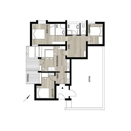 Haus Gueatli Apartment Gaschurn Exterior photo